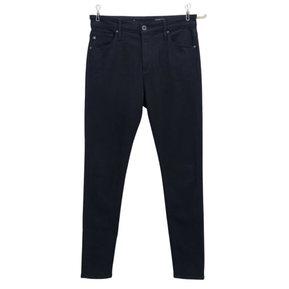 AG Adriano Goldschmied Womens 28 Jeans The Farrah Skinny Ankle High-Rise Black - Picture 1 of 9
